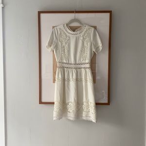 Luxe Apothotique Cream Dress
